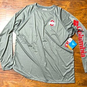 Mens Ohio State Columbia PFG long sleeve Omnishade shirt